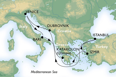 Из Хайфы в Венецию, Мой первый круиз на MSC Preziosa  в мае  2014