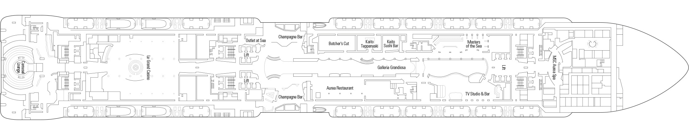 MSC Grandiosa deckplan 7 MSC Grandiosa deckplan 7