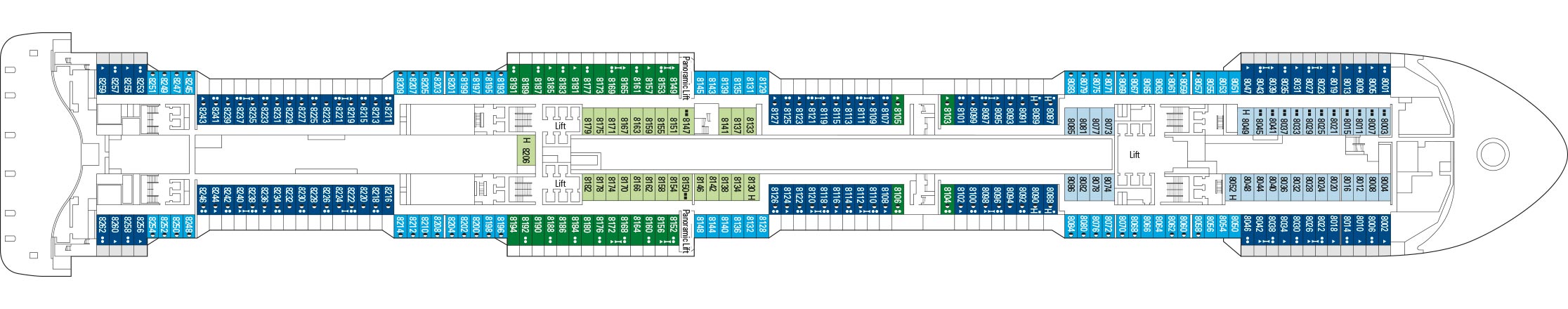 MSC Virtuosa, Deckplan | MSC Cruises MSC Virtuosa, Deckplan | MSC Cruises