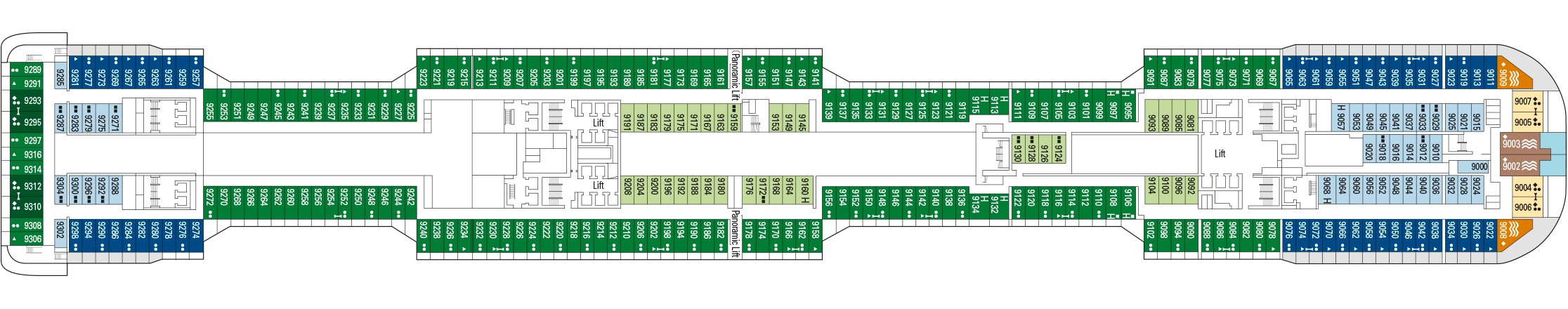 MSC Virtuosa, Deckplan | MSC Cruises MSC Virtuosa, Deckplan | MSC Cruises