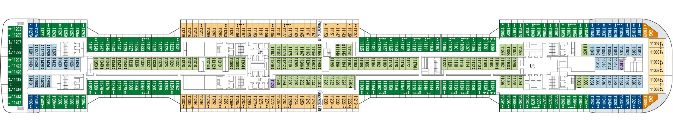 MSC Virtuosa, Deckplan | MSC Cruises MSC Virtuosa, Deckplan | MSC Cruises