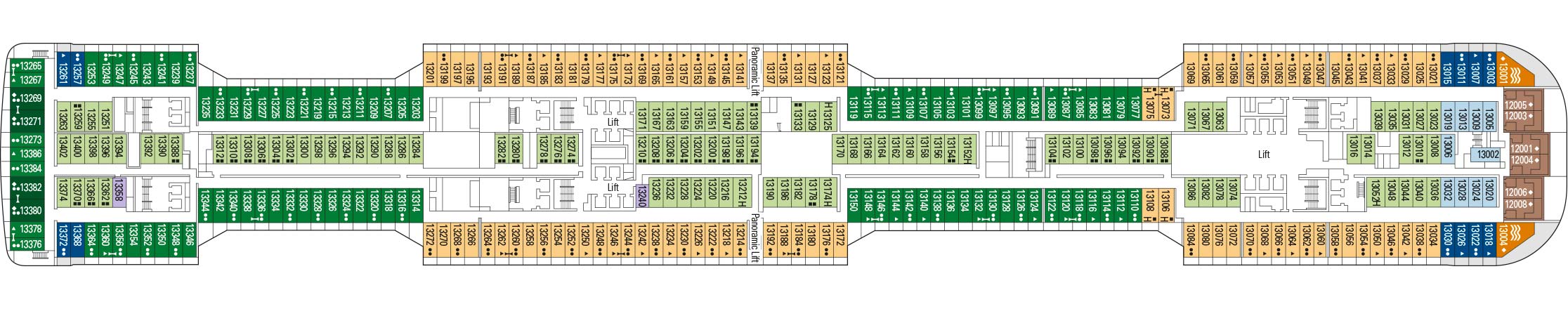MSC Virtuosa, Deckplan | MSC Cruises MSC Virtuosa, Deckplan | MSC Cruises
