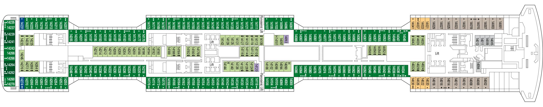 MSC Virtuosa, Deckplan | MSC Cruises MSC Virtuosa, Deckplan | MSC Cruises