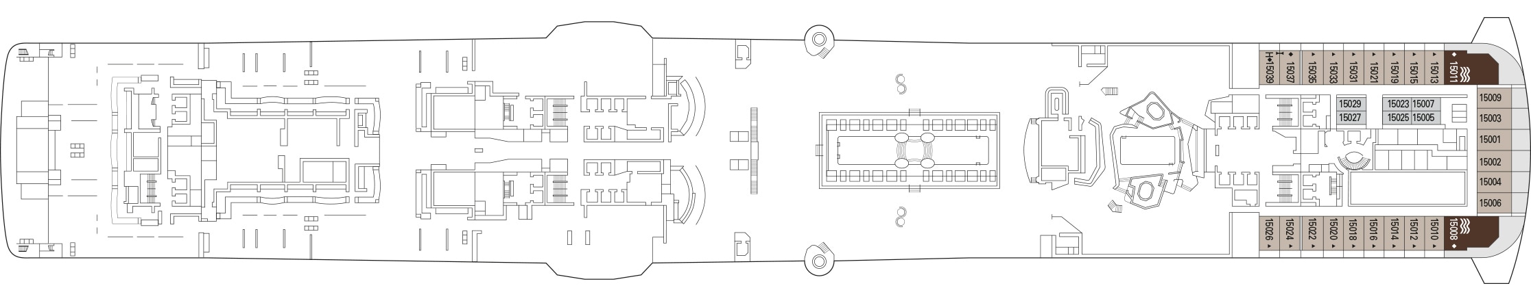 MSC Virtuosa, Deckplan | MSC Cruises MSC Virtuosa, Deckplan | MSC Cruises