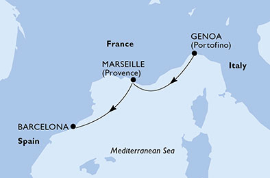 Italy, France, Spain